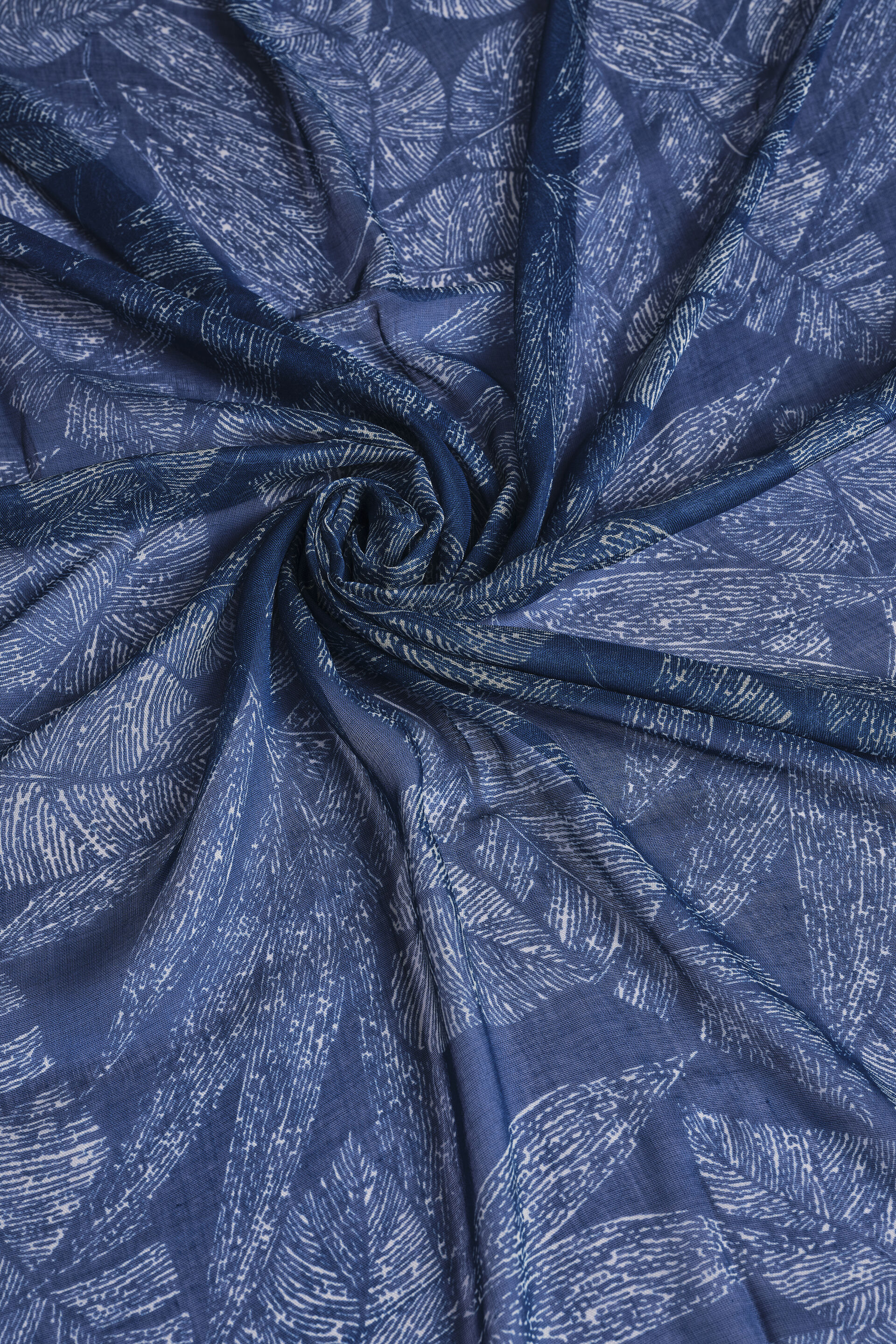 Azure Lake Blue Modal Scarf, , image 4